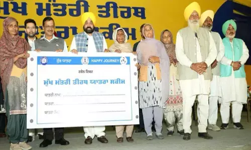 CM Mann Flags Off First Pilgrimage Buses to Amritsar Under State’s Pilgrimage Scheme