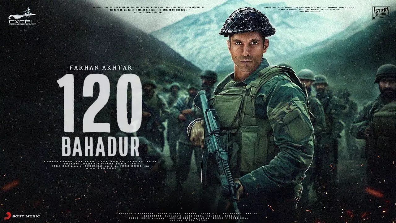 Farhan Akhtar’s “120 Bahadur” Becomes First Film to Debut Across India’s Defense Theater Network