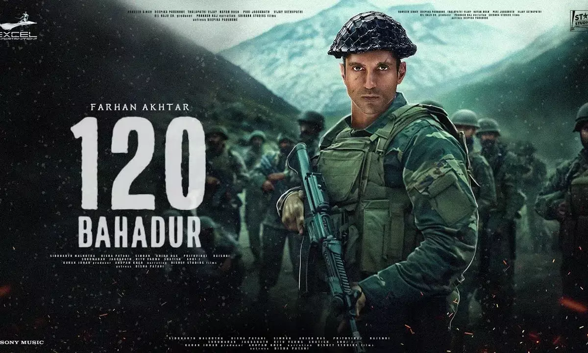 Farhan Akhtar’s “120 Bahadur” Becomes First Film to Debut Across India’s Defense Theater Network