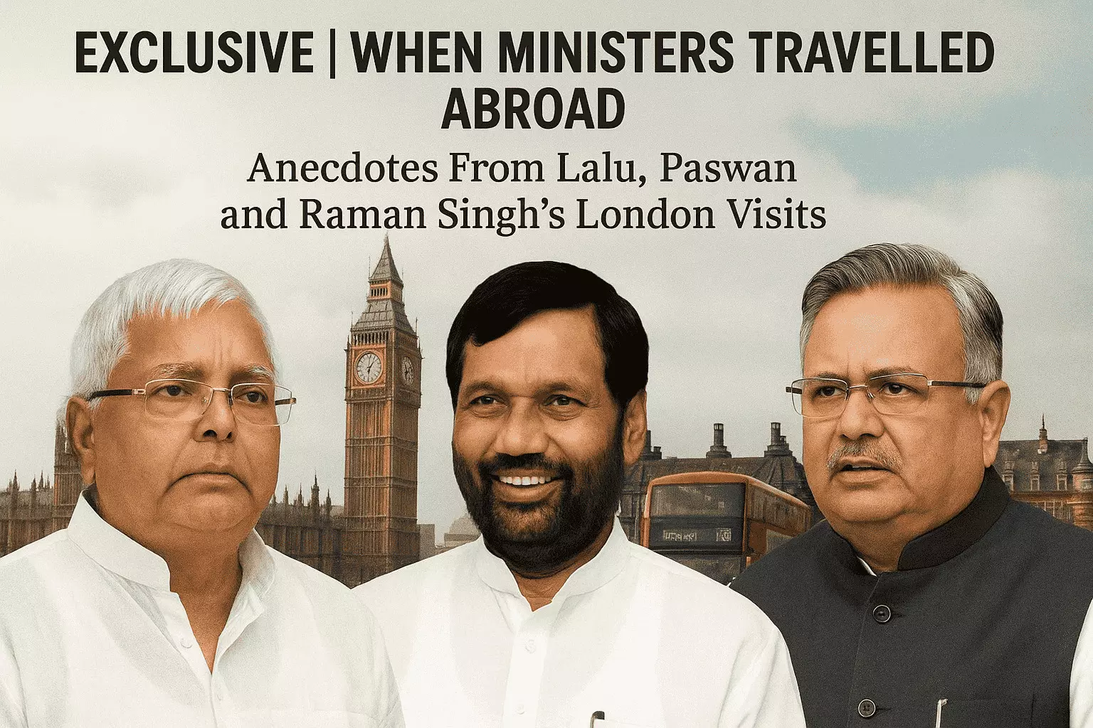 EXCLUSIVE | When Ministers Travelled Abroad: Anecdotes From Lalu, Paswan and Raman Singh’s London Visits