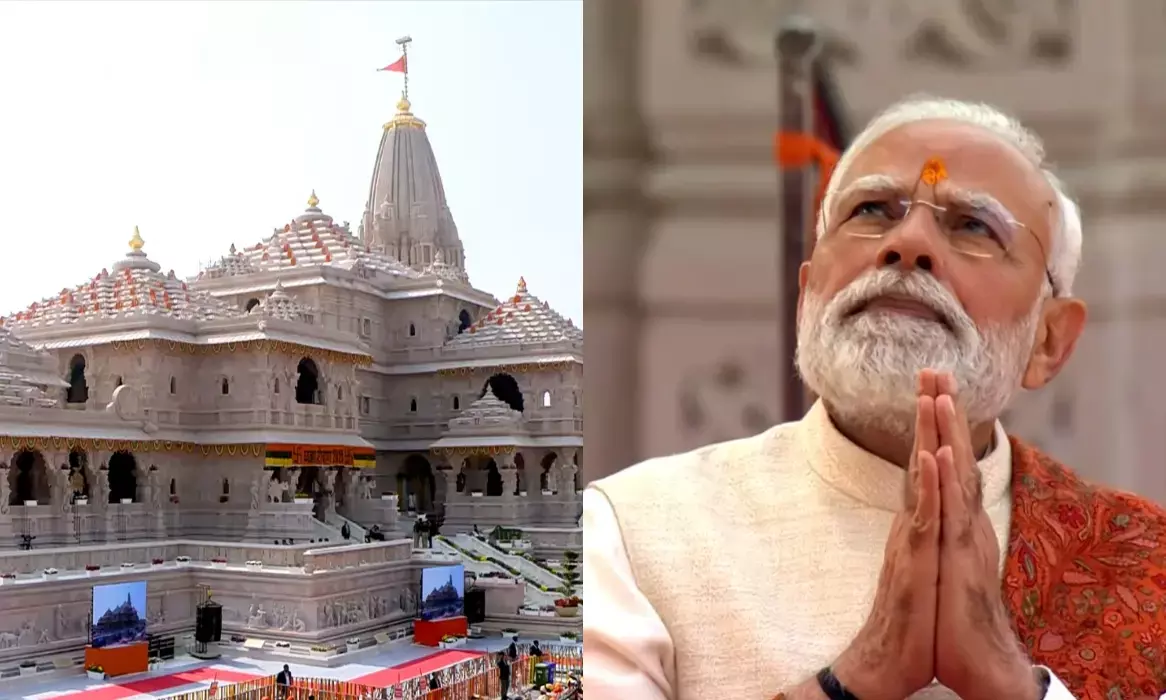 PM Modi Hoists Dharma Dhwaj at Ram Janmabhoomi Temple, Calls It a Moment of “Healing Centuries of Wounds”