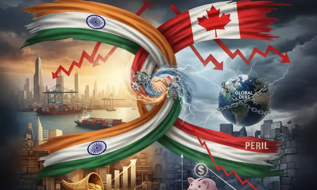 The India–Canada Trade Pact Amid Repo Rate Cuts and Global Debt Stress: Promise or Peril?