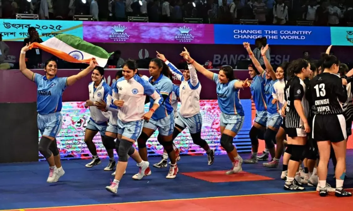 Indian Women’s Kabaddi Team Returns Home to Grand Welcome After Clinching Second Straight World Cup Title
