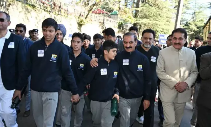 CM Sukhu Leads Anti-Chitta Walkathon, Vows to Crush Drug Mafia in Himachal