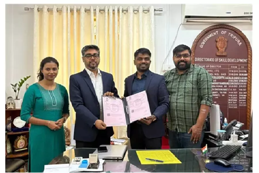 Tripura Signs MoUs With IIT Delhi, Tata IIS to Train 1,000 Youth in Advanced Tech and Industry Skills