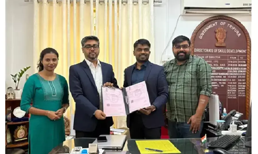 Tripura Signs MoUs With IIT Delhi, Tata IIS to Train 1,000 Youth in Advanced Tech and Industry Skills