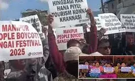 Manipur IDPs Intensify Protests, Boycott Sangai Festival as Rehabilitation Delays Deepen Crisis