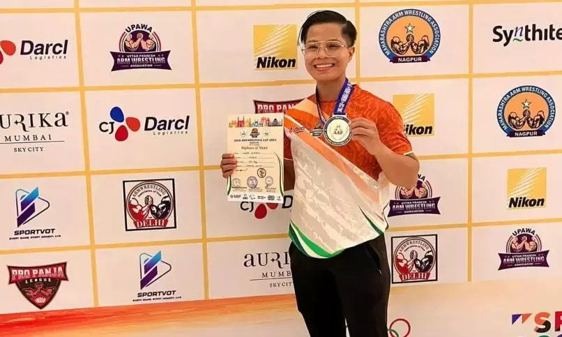 Onam Gamno Named Captain of Team India; Shrimant Jha Appointed Vice-Captain for Asian Cup Arm Wrestling Championship