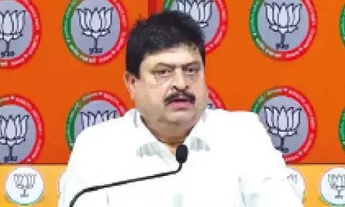 Telangana BJP Stages Maha Dharna, Accuses Congress Government of Fraud and Failed Promises Telangana BJP Stages Maha Dharna, Accuses Congress Government of Fraud and Failed Promises