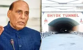 Defence Minister Rajnath Singh Inaugurates Shyok Tunnel, Boosting All-Weather Connectivity to DBO in Ladakh Defence Minister Rajnath Singh Inaugurates Shyok Tunnel, Boosting All-Weather Connectivity to DBO in Ladakh