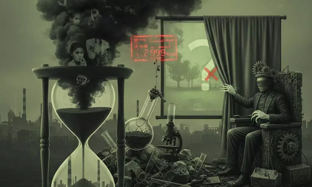 When Air Turns to Poison and Power Turns Blind: Delhi’s AQI, Science, and the Strange Disappearance of Crisis