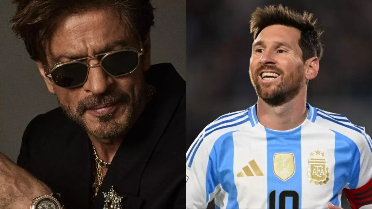 Shah Rukh Khan Set to Welcome Lionel Messi as Football Icon Returns to Kolkata After 14 Years Shah Rukh Khan Set to Welcome Lionel Messi as Football Icon Returns to Kolkata After 14 Years