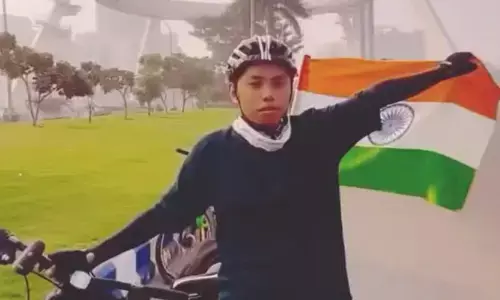 Transgender Activist Malem Thongam Completes 2,300-km “Cycling for Manipur Peace” Journey