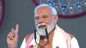 Congress Policies Kept Northeast Backward, Says PM Modi at Guwahati Airports New Terminal Inauguration Congress Policies Kept Northeast Backward, Says PM Modi at Guwahati Airports New Terminal Inauguration