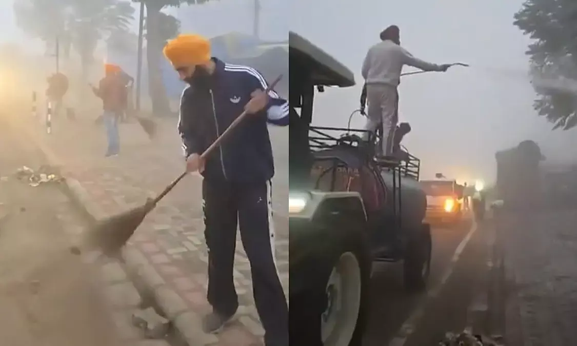AAP MLA Joins Sangat in Cleanliness Drive at Sri Fatehgarh Sahib, Highlights ‘Holy City’ Vision