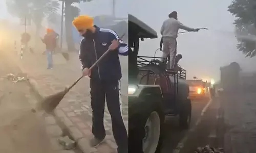 AAP MLA Joins Sangat in Cleanliness Drive at Sri Fatehgarh Sahib, Highlights ‘Holy City’ Vision