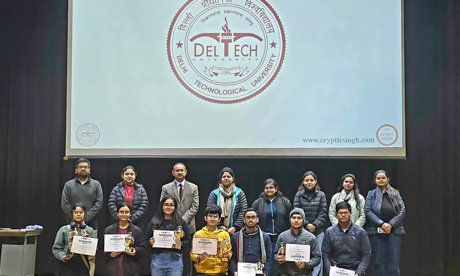DTU Crossword Contest 2026 Draws Enthusiastic Student Participation Despite Heavy Rain