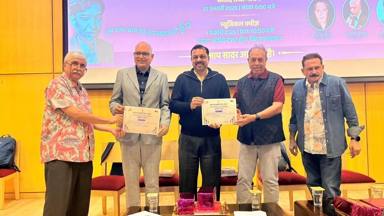 Musical Quiz Marks Birth Centenary Celebrations of Sur-Samrat Ravi in Patna