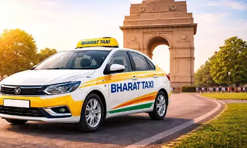 Amit Shah Launches Indias First Cooperative Taxi Service Bharat Taxi