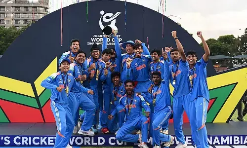 India Clinch Record Sixth U19 World Cup Title with 100-Run Victory Over England