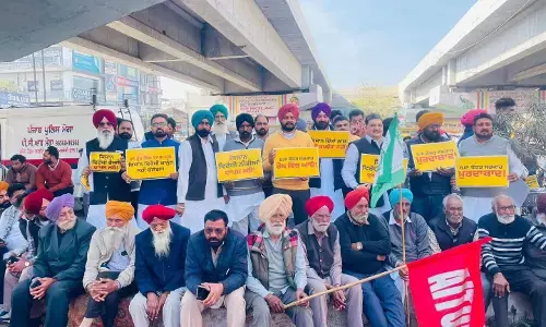 AAP Stages Statewide Protests in Punjab, Calls India–US Deal ‘Fatal’ for Farmers