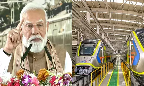 Modi Flags Off Meerut Metro and Namo Bharat RRTS, Dedicates 82 km Delhi-Meerut Corridor to Nation Modi Flags Off Meerut Metro and Namo Bharat RRTS, Dedicates 82 km Delhi-Meerut Corridor to Nation
