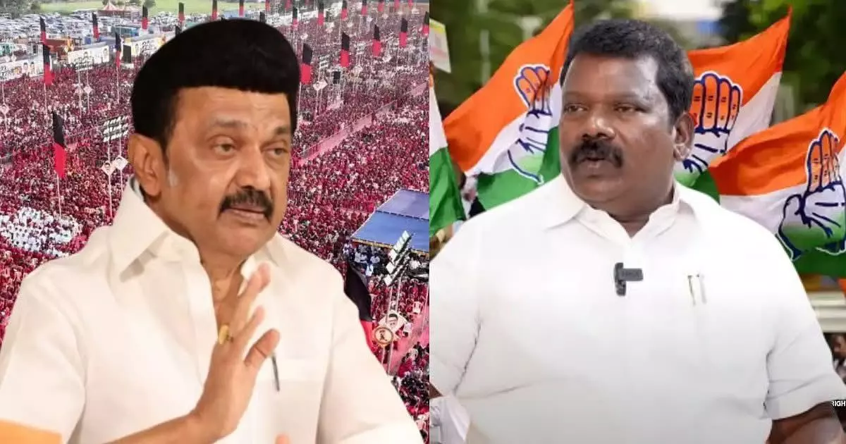 DMK and Congress Seat-Sharing Talks in Tamil Nadu Enter Crucial Phase DMK and Congress Seat-Sharing Talks in Tamil Nadu Enter Crucial Phase