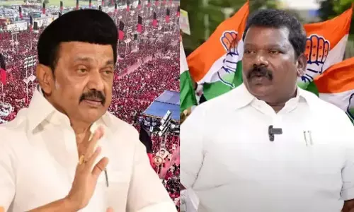 DMK and Congress Seat-Sharing Talks in Tamil Nadu Enter Crucial Phase DMK and Congress Seat-Sharing Talks in Tamil Nadu Enter Crucial Phase
