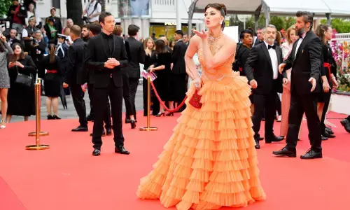 Urvashi Rautela’s Cannes Clutch Sparks Buzz as Priyanka Chopra Steps Out with Similar Statement Piece