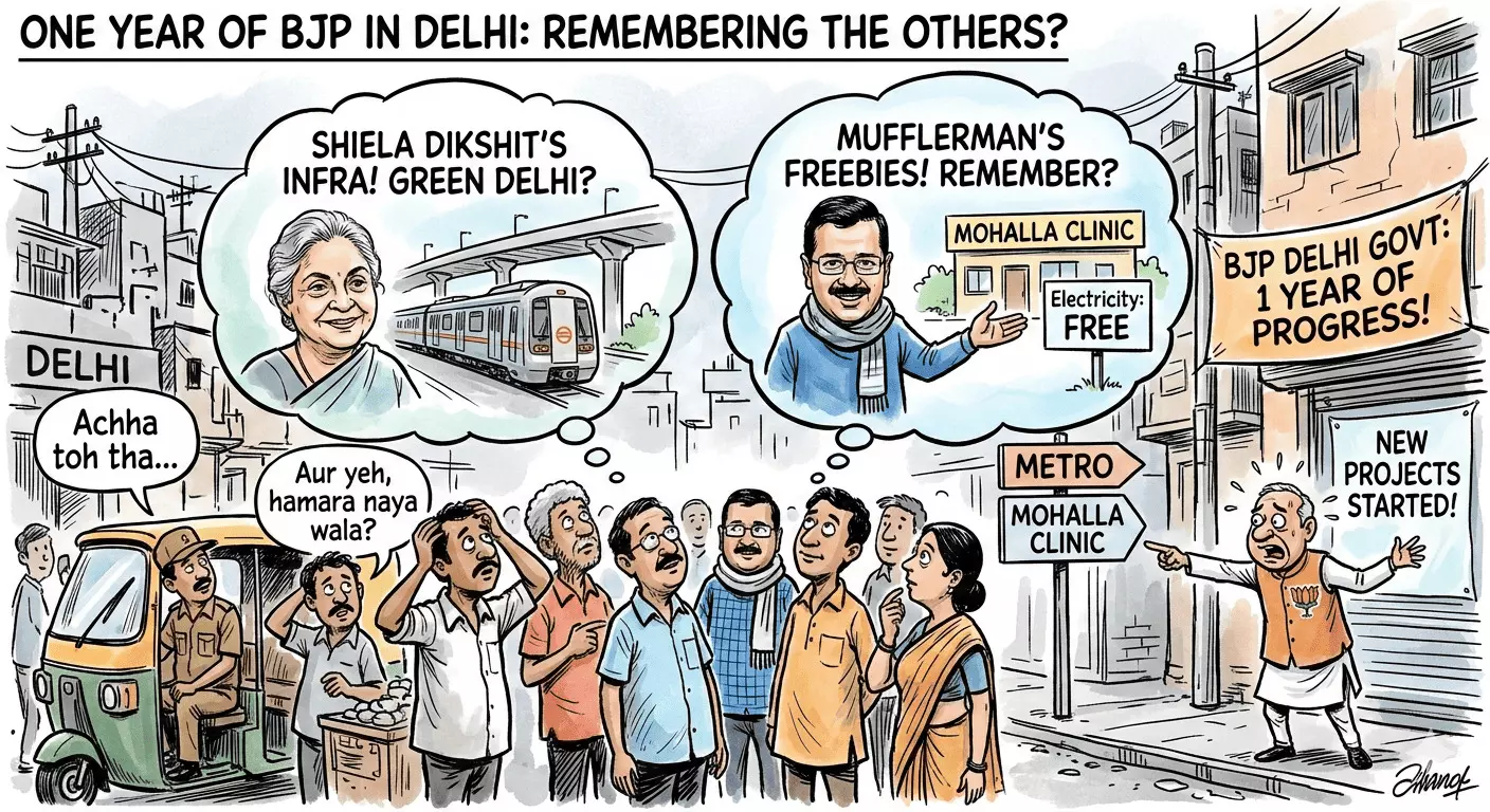One Year of BJP in Delhi:Sheila and Kejriwal Still Live in Public Memory! One Year of BJP in Delhi:Sheila and Kejriwal Still Live in Public Memory!