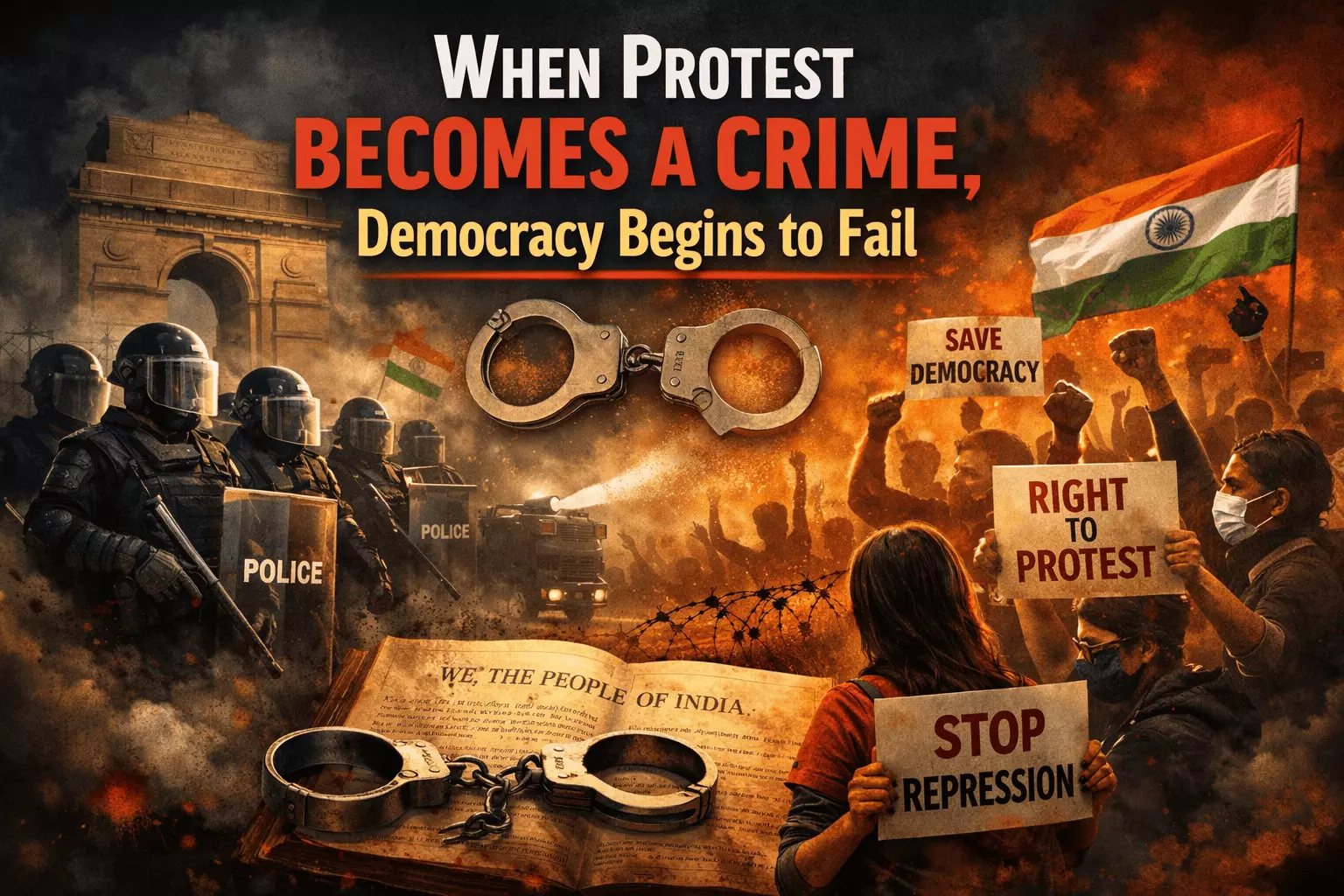 When Protest Becomes a Crime, Citizenship Dies When Protest Becomes a Crime, Citizenship Dies