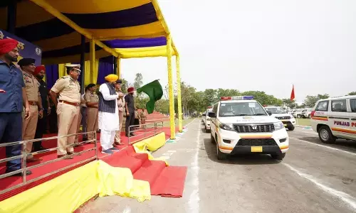 CM Bhagwant Singh Mann hands over 508 Emergency Response Vehicles to Punjab Police