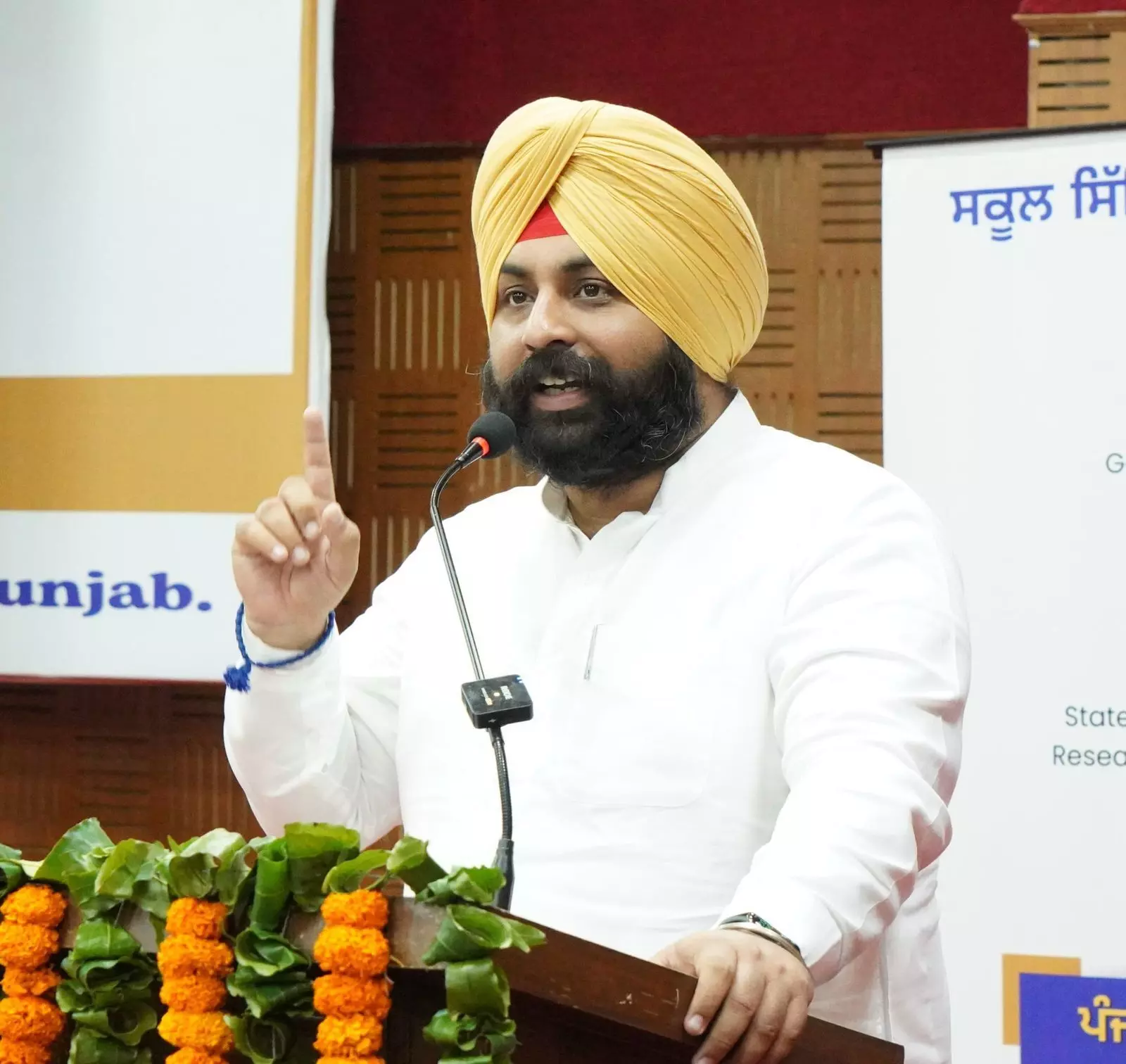 Punjab Minister Harjot Singh Bains Slams Sukhbir Singh Badal Over Remarks on Sri Akal Takht Sahib Punjab Minister Harjot Singh Bains Slams Sukhbir Singh Badal Over Remarks on Sri Akal Takht Sahib