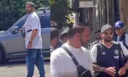 Virat Kohli’s Bodyguard Accused of Abusing Media in Cardiff Virat Kohli’s Bodyguard Accused of Abusing Media in Cardiff