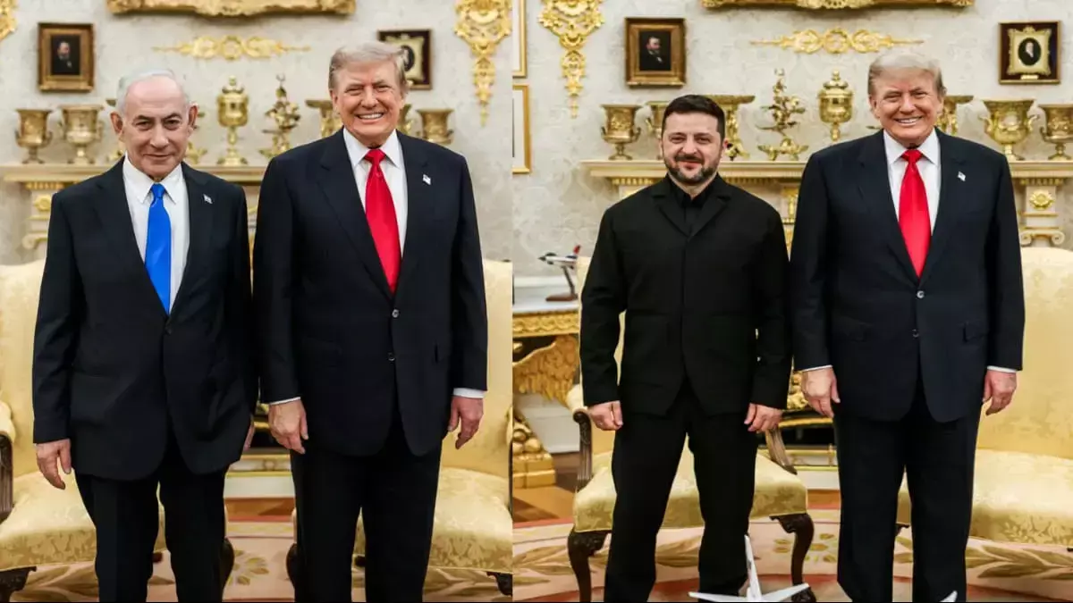 Trump Holds Separate White House Talks With Netanyahu and Zelensky Amid Global Security Crises Trump Holds Separate White House Talks With Netanyahu and Zelensky Amid Global Security Crises