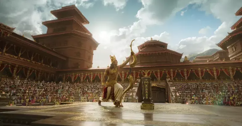 Ranbir Kapoor as Rama and Yash as Ravana in the Ramayana Part 1 trailer Ranbir Kapoor as Rama and Yash as Ravana in the Ramayana Part 1 trailer