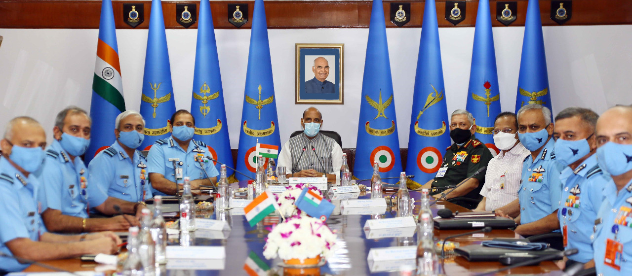 Indian Defence minister hails Air Force response during China’s threat at LAC Indian Defence minister hails Air Force response during China’s threat at LAC