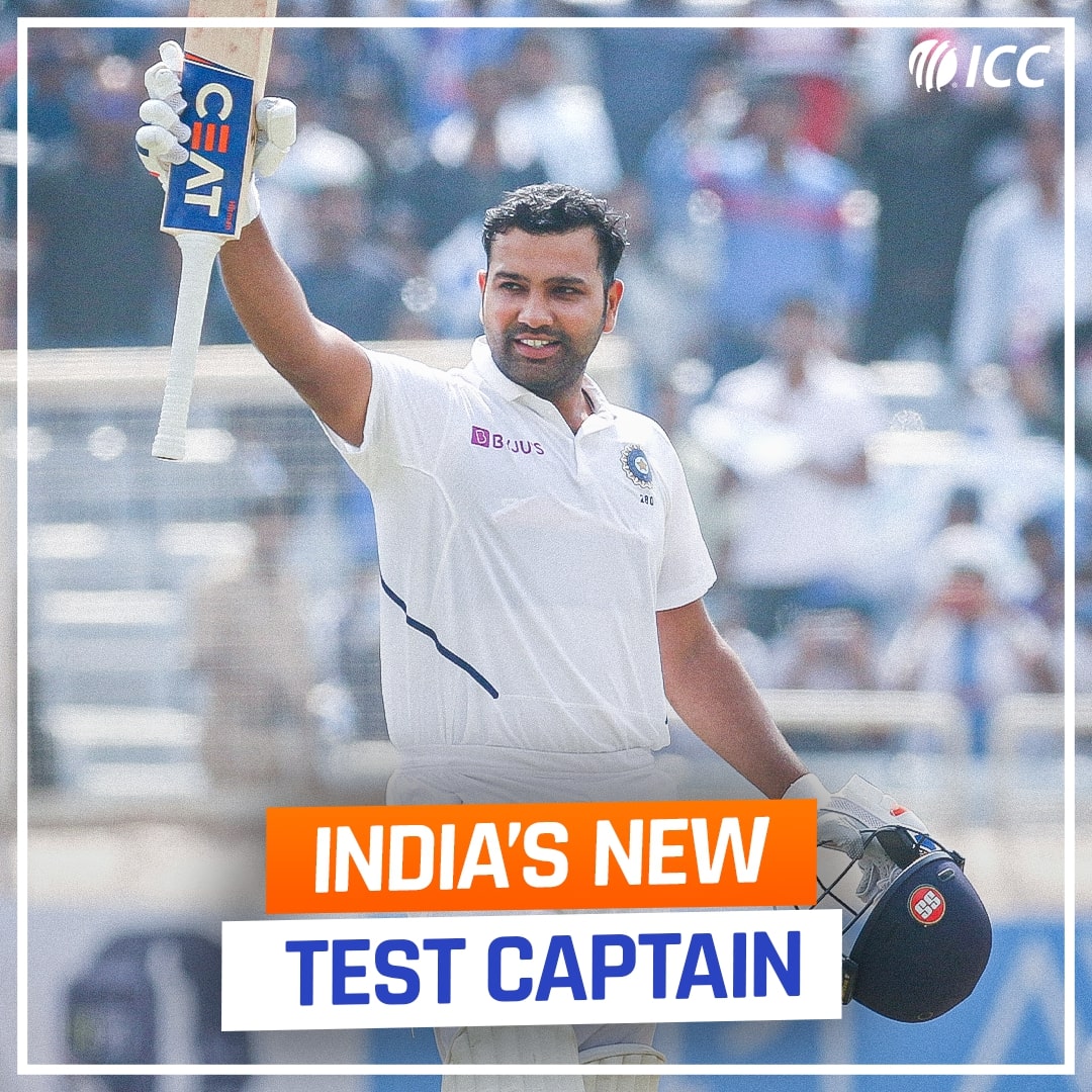 Rohit Sharma was named Indias permanent Test skipper today