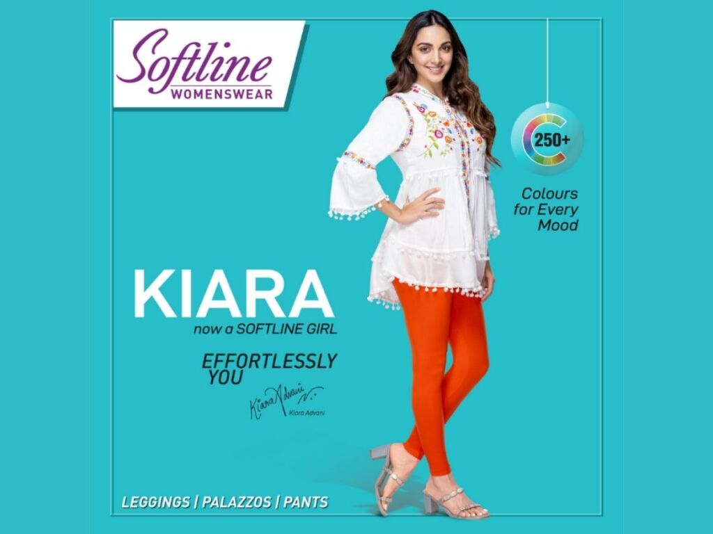 Softline Womenswear, a brand by Rupa & Co., onboards Bollywood actress Kiara Advani as the brand ambassador