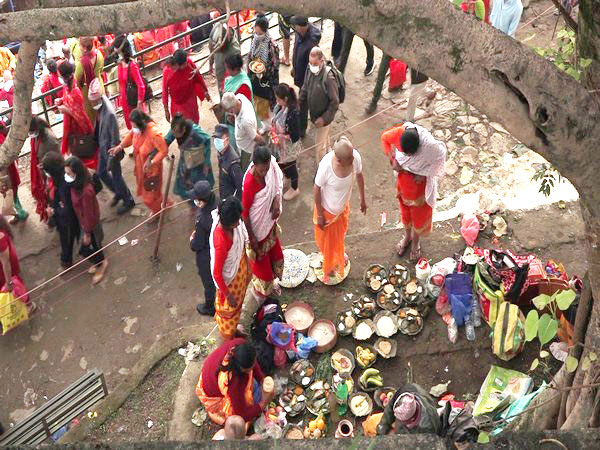 After 3-yr gap, devotees gather at Mata Tirtha pond to observe Nepali Mothers Day