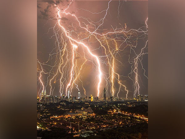 Spectacular lightning display of Malaysias night sky goes viral
