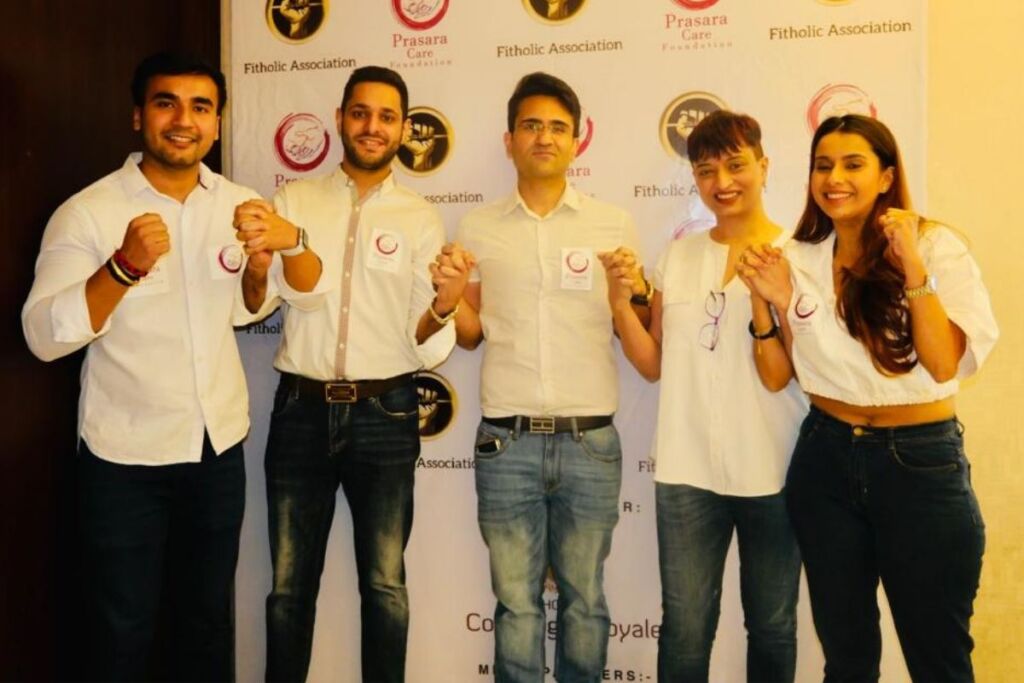 Joint commissioner (IRS) Sahil Seth’s NGO Prasara care foundation did their official launch- “Celebrating philanthropy”