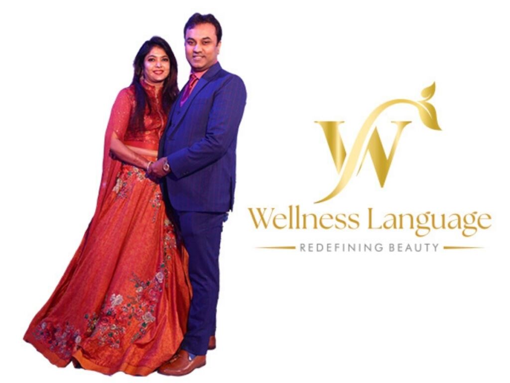 Amit Agarwal and Dimple Agarwal revolutionise the beauty and wellness industry with their brand Wellness Language, introducing India’s first 10,000 mg Collagen Super-drink
