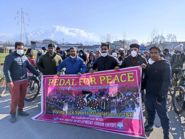 Pedal for Peace organised in Srinagar to boost sports activities among youth