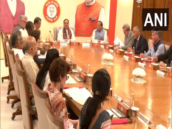 JP Nadda interacts with foreign diplomats under Know BJP initiative