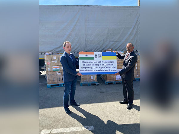 India provides 7,725 kg of humanitarian aid to Ukraine