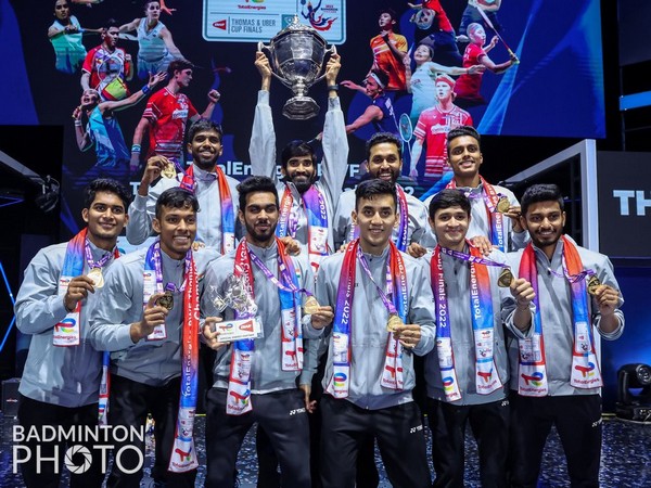 Thomas Cup winners thank PM Modi for motivating and encouraging team to do better