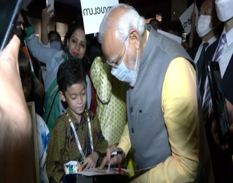 PM Modi interacts with children in Tokyo, impressed a kids fluency in Hindi