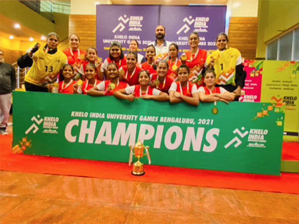 ITM University Gwalior Womens Hockey Team come first in Khelo India University game