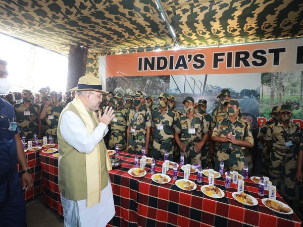 Amit Shah visits BOP in WB Cooch Behar, inspects Teen Bigha Corridor